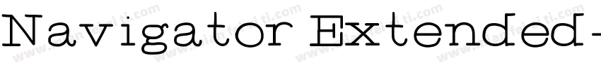 Navigator Extended字体转换